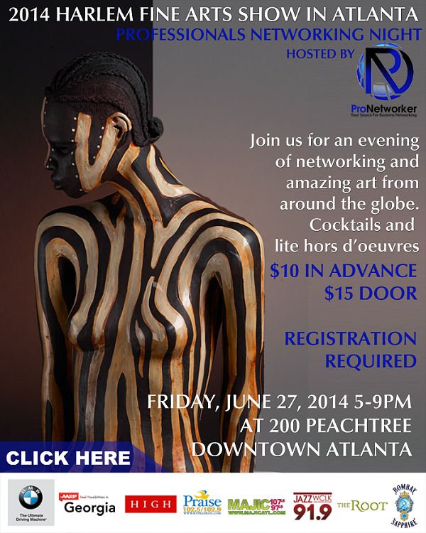 2014 Harlem Fine Arts Festival in Partnership with the National Black Arts Festival | June 26-29, 2014 - Atlanta, GA